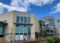 The former House of Fraser department store at The Oracle. A glass atrium at roof level is set to be removed. Credit: James Aldridge, Local Democracy Reporting Service