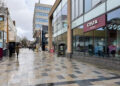 The plan for the phone box, advertising screen and defibrillator at Braccan Walk in The Lexicon, Bracknell town centre. Credit: JCDecaux