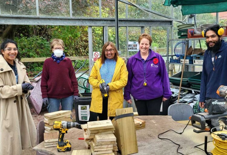 Spencers Wood Repair Cafe volunteers will be able to run their bird box workshops more easily thanks to new premises. PIcture: Spencers Wood Repair Cafe