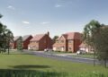 A CGI for the approved outline plan for up to 75 homes on land to the west of Park Lane, Charvil. Credit: Hicks Developments / Red Kite Consultancy