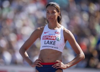 Novuna GB & NI Team athlete Morgan Lake competing in the Women?s High Jump at the European Athletics Championships Birmingham 2026.