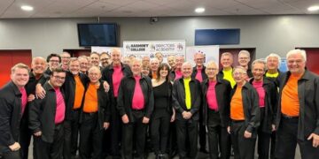 Thames Valley Chorus invites men to try out singing with the choir this month. Picture: TVC