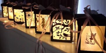 Residents of West Oak Care Home were treated to a lantern making workshop. Picture: West Oak Care Home