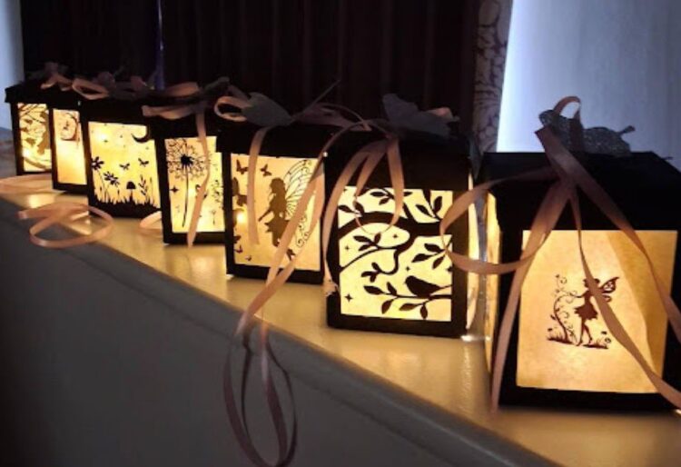 Residents of West Oak Care Home were treated to a lantern making workshop. Picture: West Oak Care Home