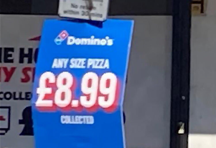 A sign in Wokingham town centre.