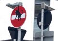 Could Banksy be in town? Painted animals appear on Wokingham roadsigns. Picture: Emma Merchant