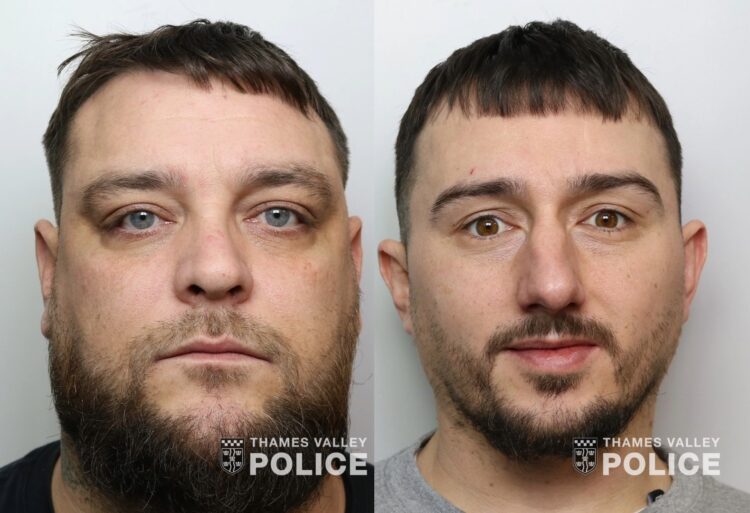 Two men were sentenced to nearly ten years in total for a mixture of drug and violent offences at Reading Crown Court following an incident back in January.