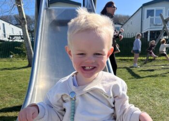 Team Max will climb the heights for this little boy. Picture: Matt Sershall