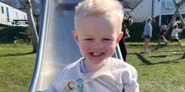 Team Max will climb the heights for this little boy. Picture: Matt Sershall