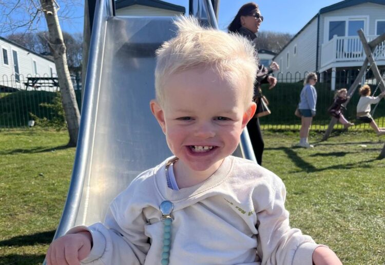 Team Max will climb the heights for this little boy. Picture: Matt Sershall
