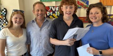 Animal Care BTEC star, George Randall, heading to study Agriculture. Picture: Holme Grange School
