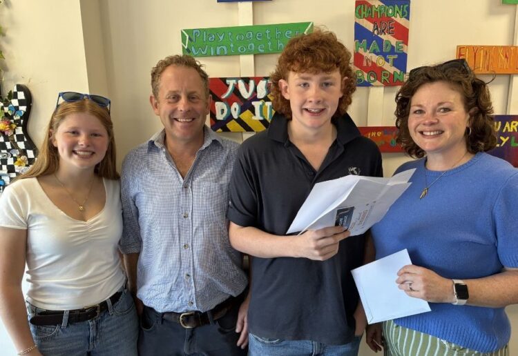 Animal Care BTEC star, George Randall, heading to study Agriculture. Picture: Holme Grange School