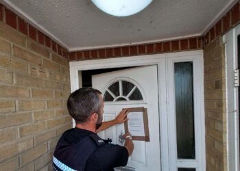 A partial closure order has been secured on a property in Reading Picture: Thames Valley Police