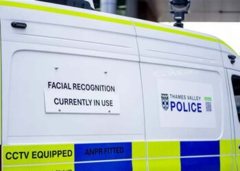 Facial recognition vans Picture: Thames Valley Police
