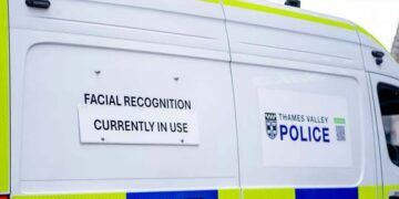 Facial recognition vans Picture: Thames Valley Police