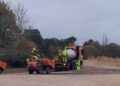 Work is taking place on footpaths at Ashenbury Park, accessed from Denmark Avenue in Woodley. Credit: Sas Richmond