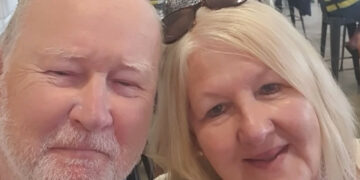 Steve Broad, 69, is blind and disabled. He lives with his wife, 72, in Hanover Gardens, Bracknell. They've been left without a working shower for more than a year. Credit: Broad family