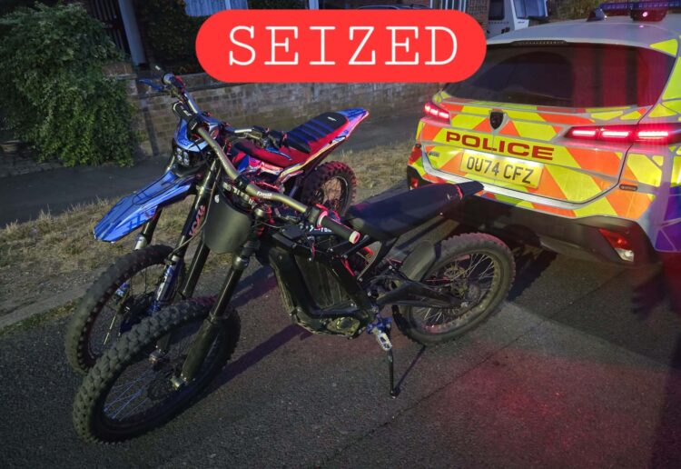 Police seize e-bikes