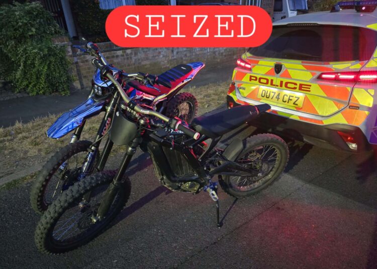 Police seize e-bikes