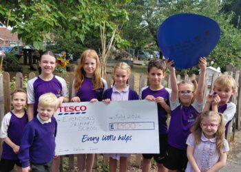 Three Tesco Wokingham gants will benefit local youngsters. PIcture: Tesco Wokingham