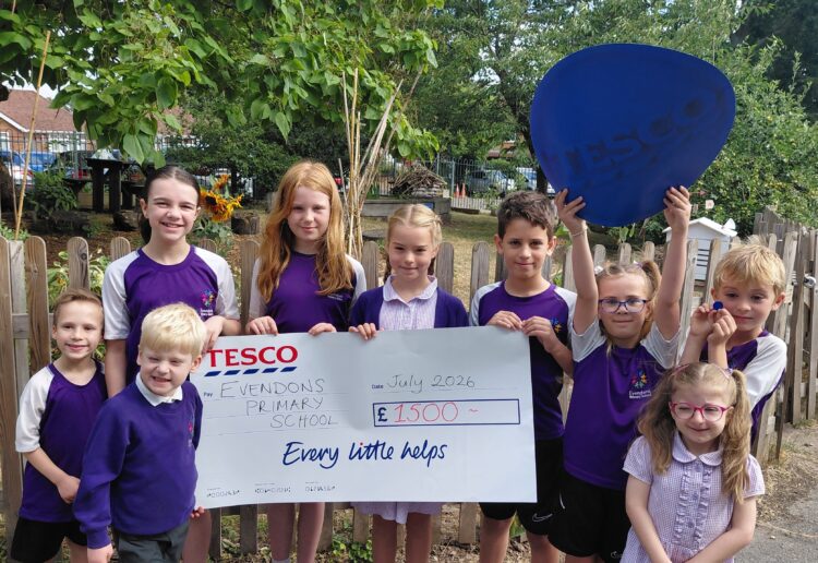 Three Tesco Wokingham gants will benefit local youngsters. PIcture: Tesco Wokingham