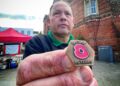 David Dunham, Wokingham's poppy appeal organiser. Pic: Andrew Batt.