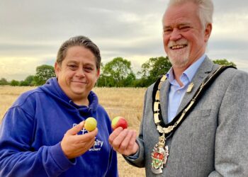 A new Covid Memorial Woodland was opened in California Country Park. Picture: Emma Merchant
