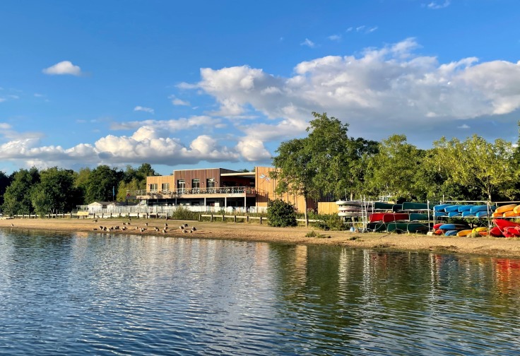 People will be able to swim in a Dinton Pastures lake at sunset. Picture: WBC