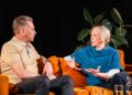 Chris Packham and Deborah Meaden discuss the National Briefing. Picture: courtesy of People's Emergency Briefing