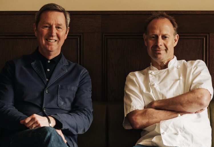 Rstaurateur Nigel Sutcliffe' and chef Dom Chapman.